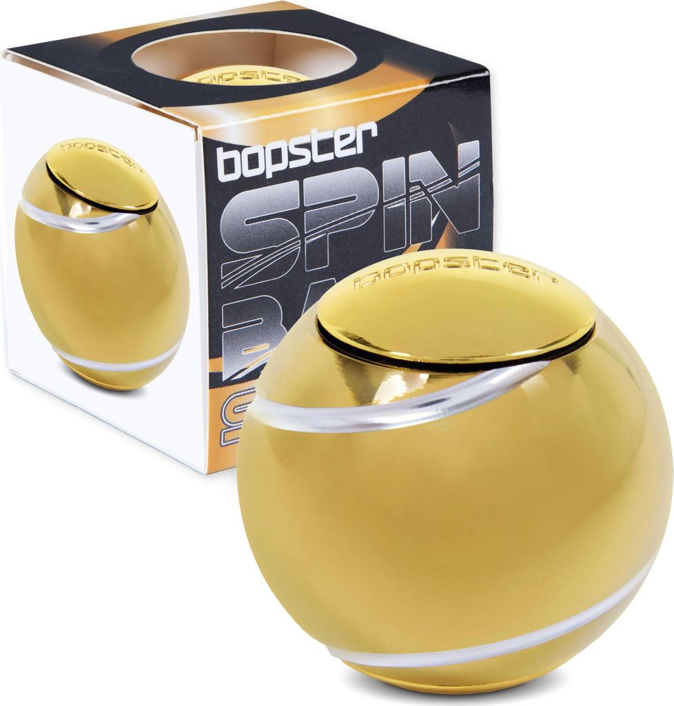 Bopster - Fidget Spinner Ball - Gold & Silver