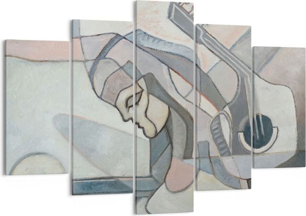 Bild auf Leinwand - Leinwandbild - Abstraktion modern - 150x100cm - Wand Bild - Wanddeko - Leinwanddruck - Bilder - Kunstdruck - Wanddekoration - L...