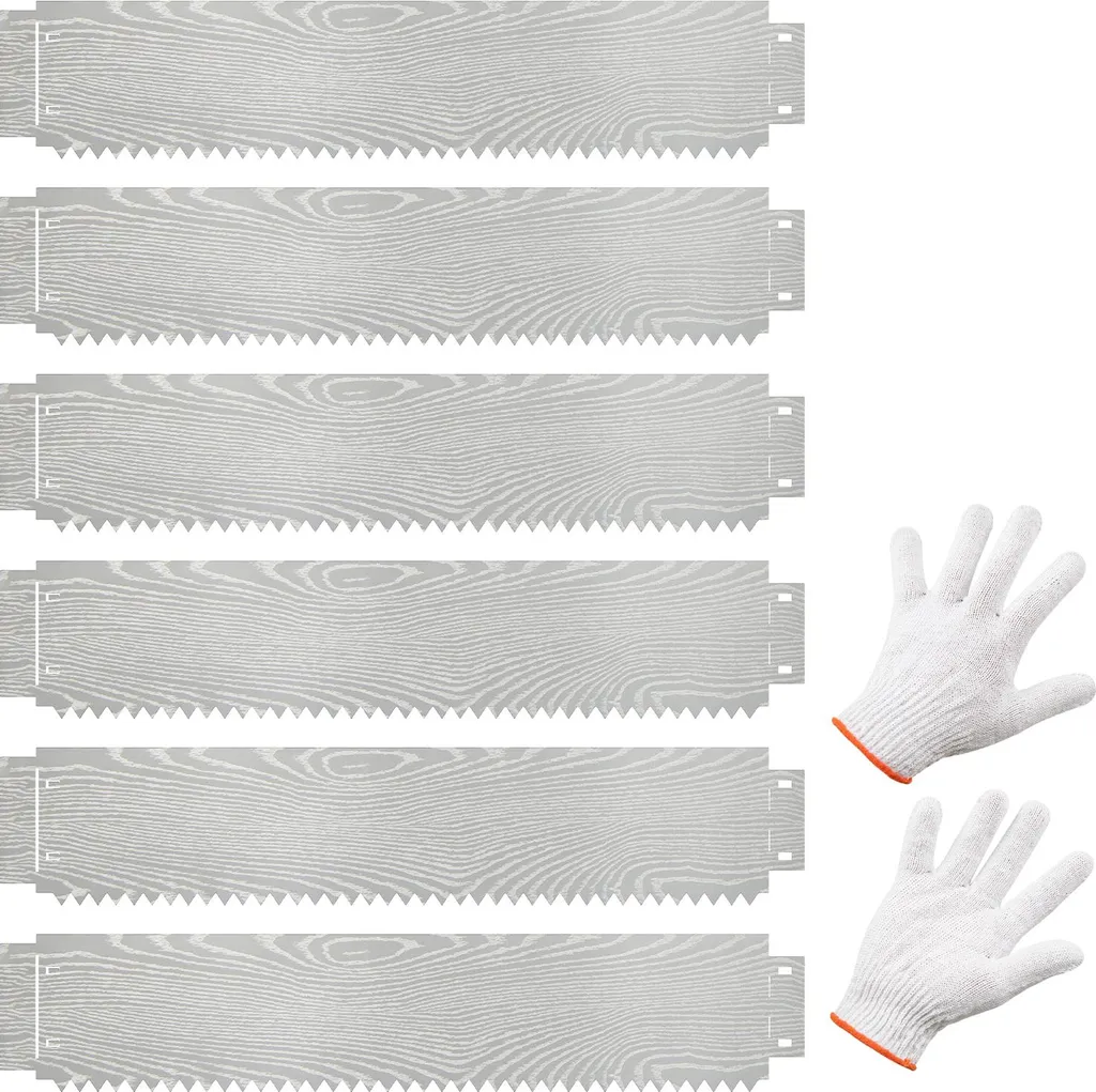 Bordure de jardin en métal galvanisé gris argent 6m pour parterres