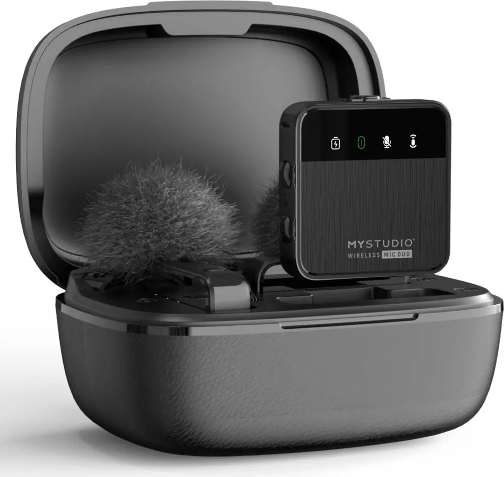 Microphone cravate sans fil Duo MyStudio pour smartphone et caméra vlogging