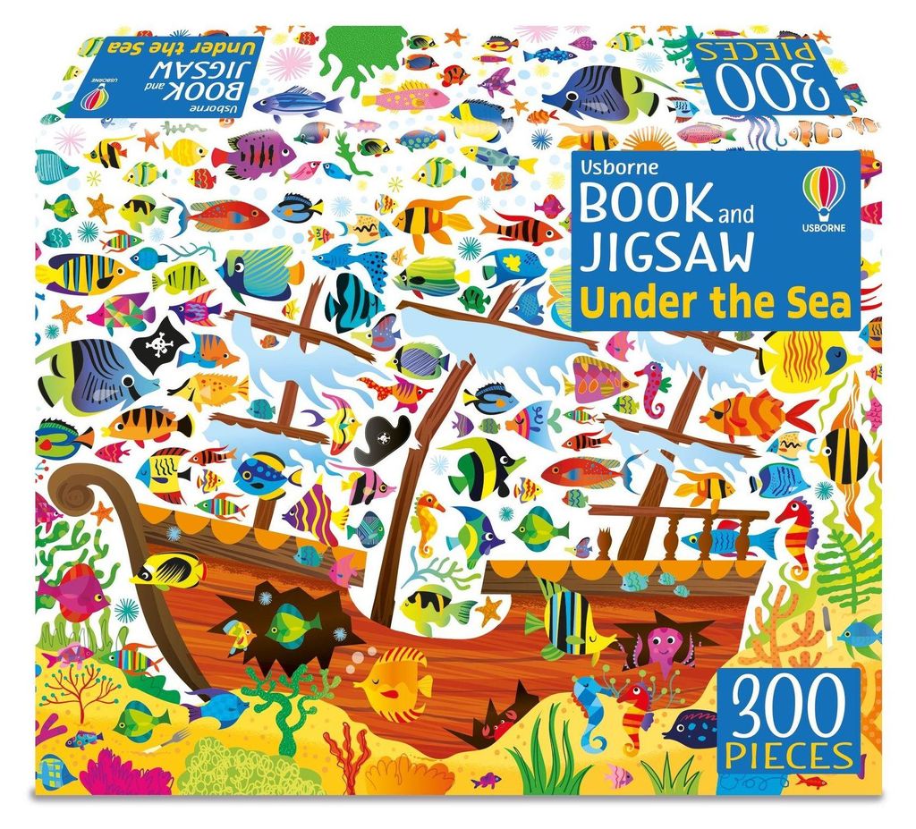 Book and Jigsaw Under the Sea