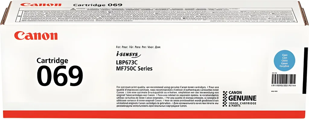 Canon 069 Ciano Toner Originale 5093C002 per i-SENSYS MF750 Series - 7