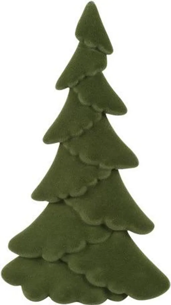 Countryfield Arbre de Noël Vert Ovale Floqué XL 46cm - Décoration Chic