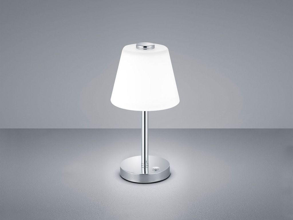 Dizajnová LED lampa do obývačky chróm TOUCH stmievateľná Obrázok produktu 