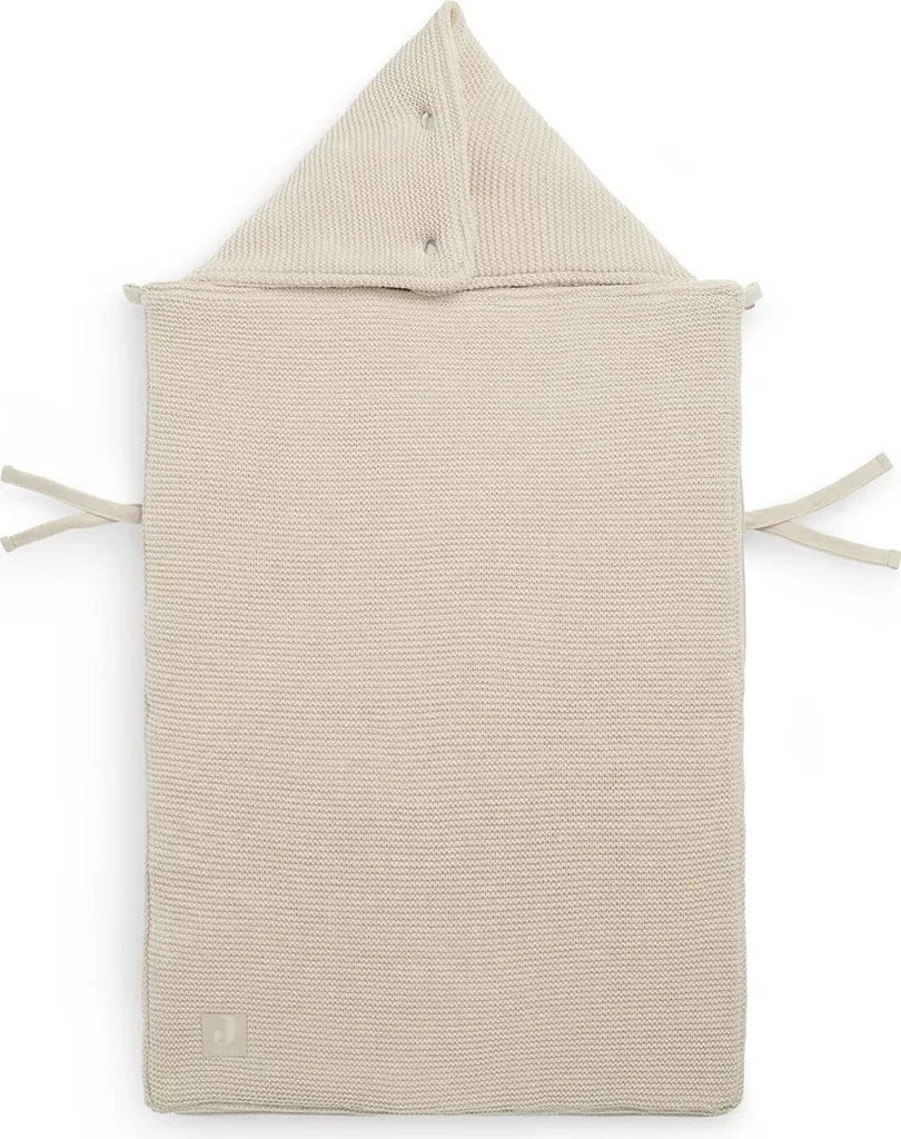 Chancelière tricot doublée polaire Jollein Basic Knit Nougat universelle