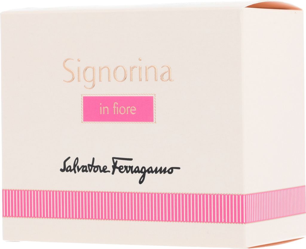 A close-up of a perfume box.