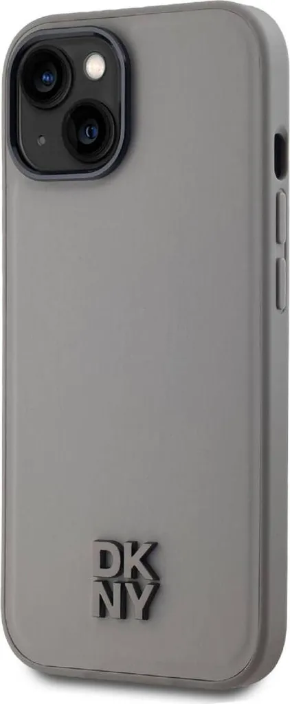 Coque iPhone 15 MagSafe DKNY - Protection Chic Grise pour Smartphone Apple