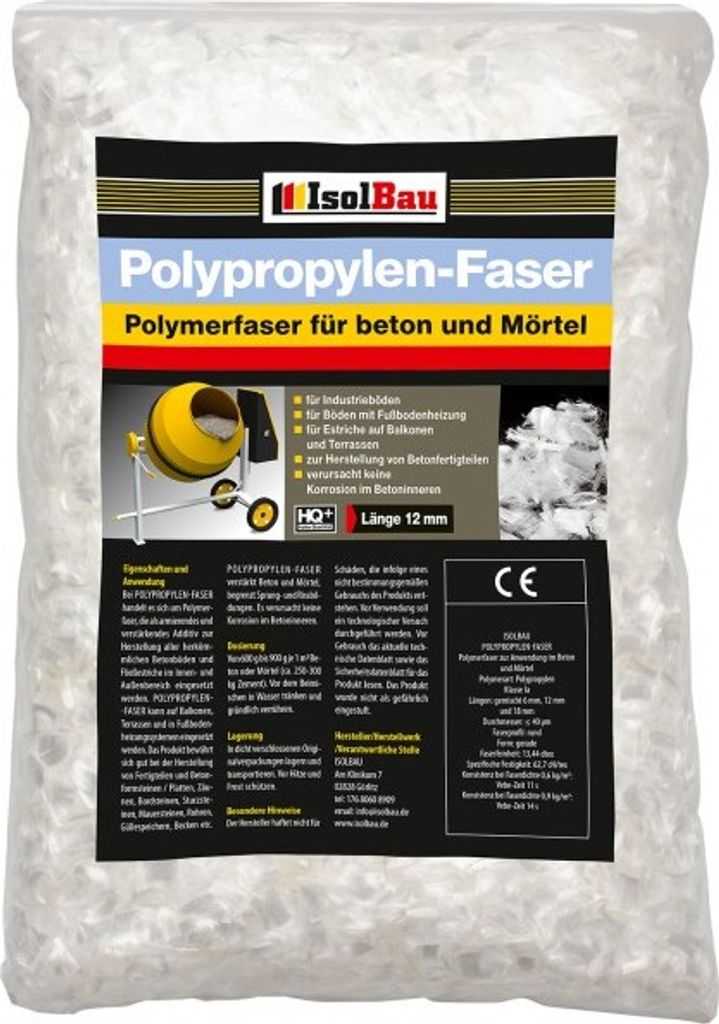 Isolbau Polypropylen-Faser - Hochertige Polymerfaser für Produktbild 