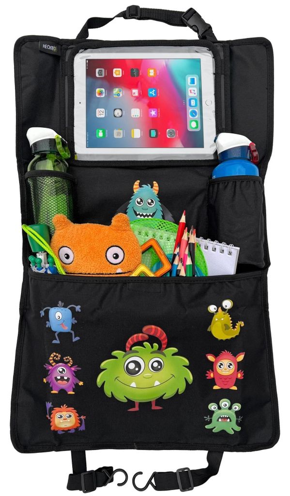1x Kinder Auto Rückenlehnenschutz Organizer mit Produktbild 