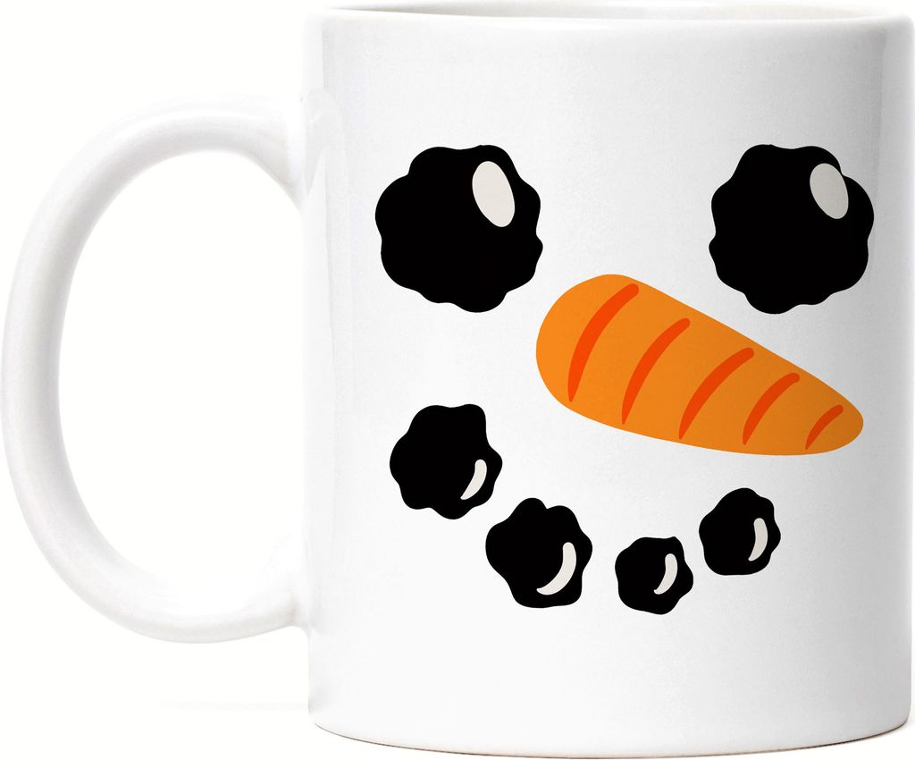 Schneemann Tasse Weiß Karotte Winter Winterzeit Dezember Kälte Weihnachten Advent Snow