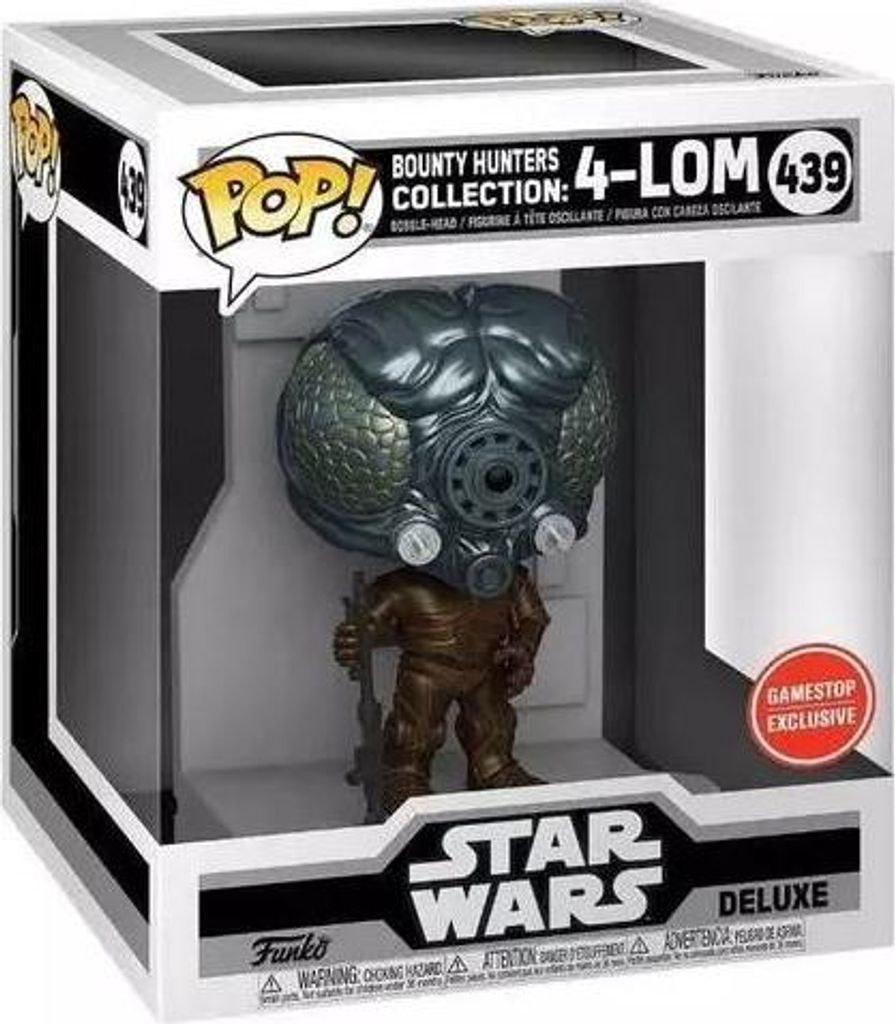 FUNKO POP - Star Wars - Diorama Cacciatore di taglie 4-Lom Immagine del prodotto 