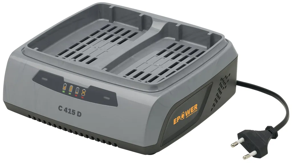 Chargeur de Batterie Double pour Gamme Alpina 48V Système C 415 D Noir