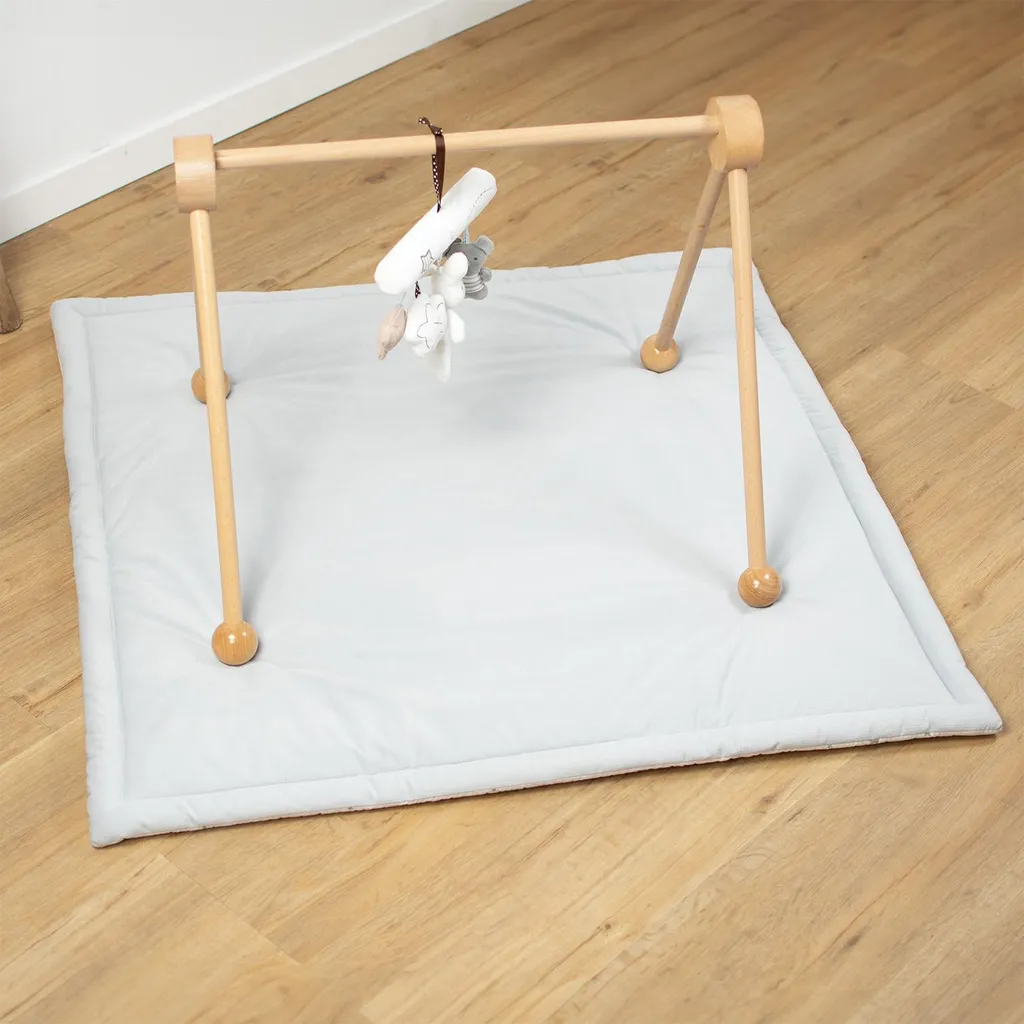 Espace de Jeu Bébé Stella 100x100 cm - Idéal Motricité Libre Blanc - 7
