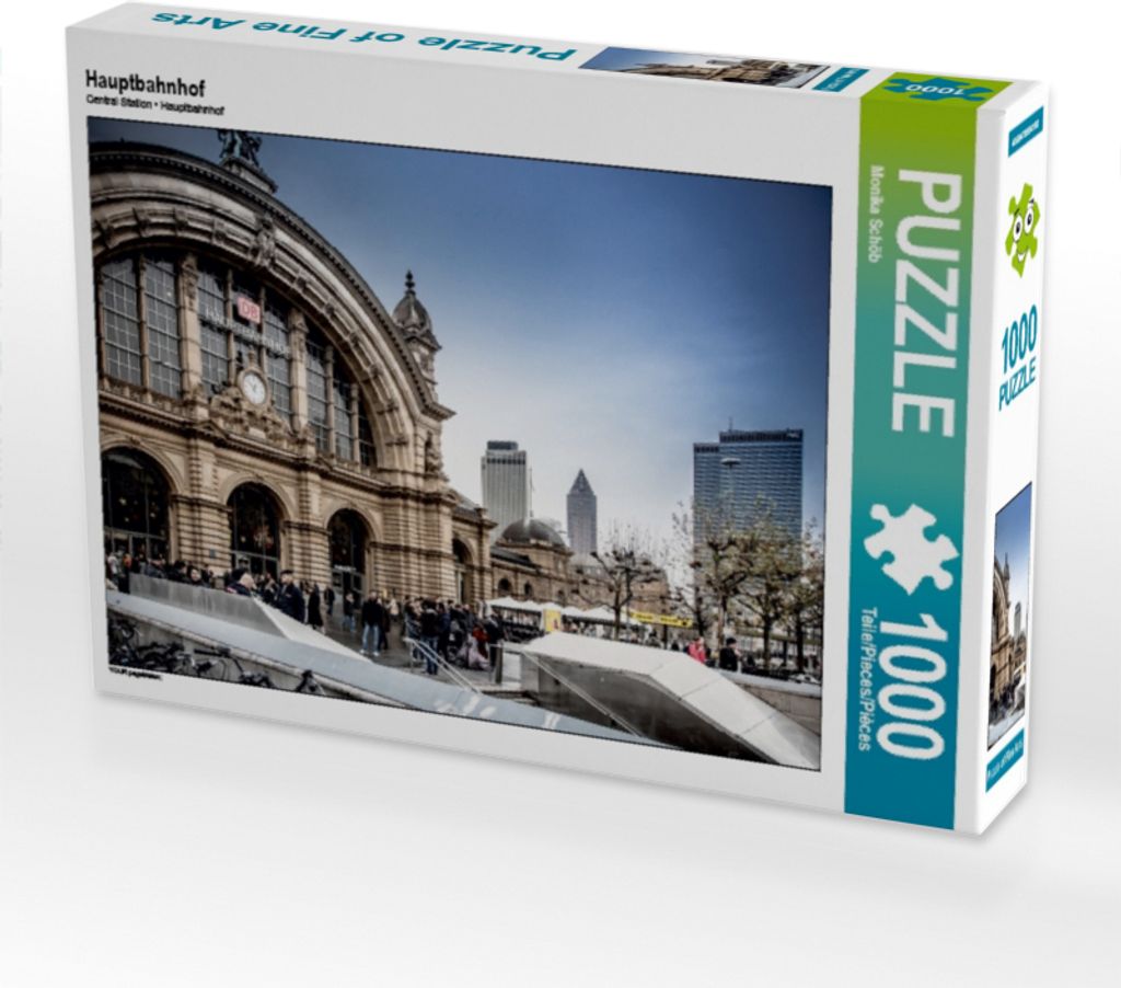 Calvendo Hauptbahnhof 1000 Teile Puzzle quer 640x480mm, Schöb Monika; 7445946