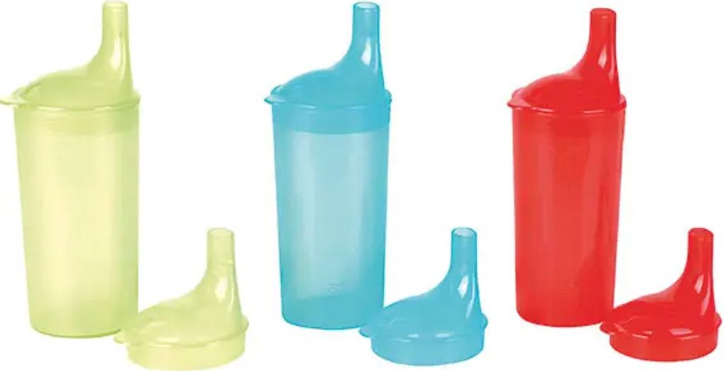 Trinkbecher, 250ml, rot-transparent | Stück (1 Stück) Produktbild 