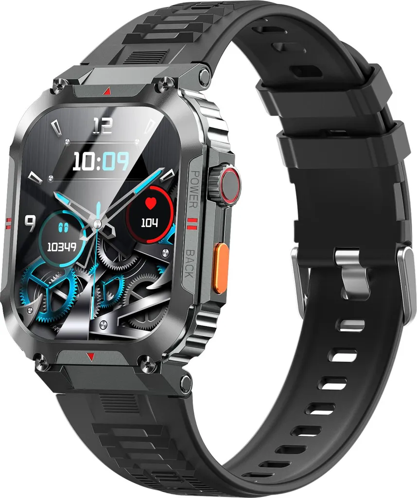 Smartwatch Sportivo C58 Nero - Fitness Tracker Impermeabile IP67 - 13