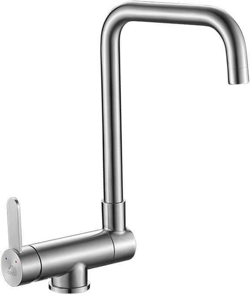 Miscelatore verticale di design per lavello con bocca a L Immagine del prodotto 