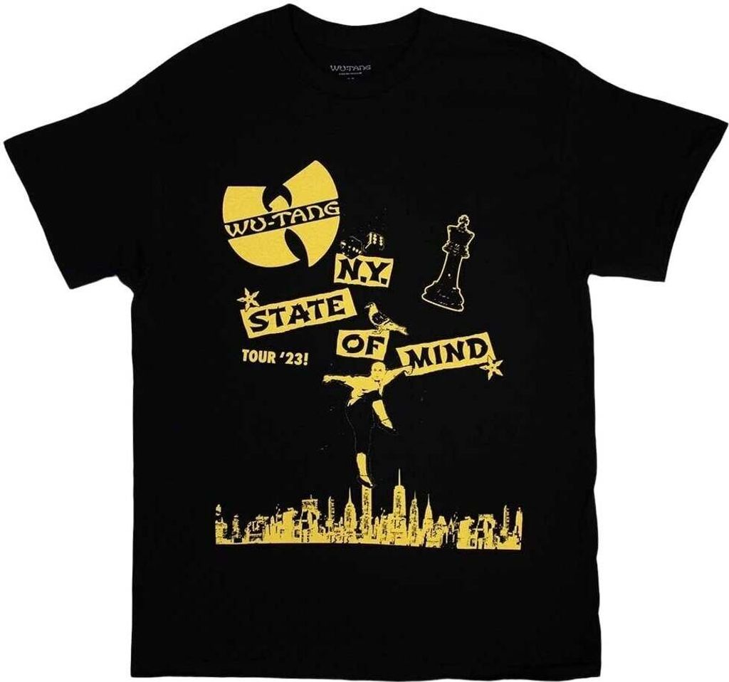 Wu-Tang Clan Tour '23 NY State Of Mind Black XL T-Shirt