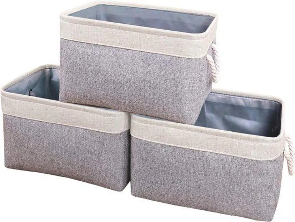 Fini le Désordre avec ce Lot de 3 Rangements de Vêtements Pliables 34 cm