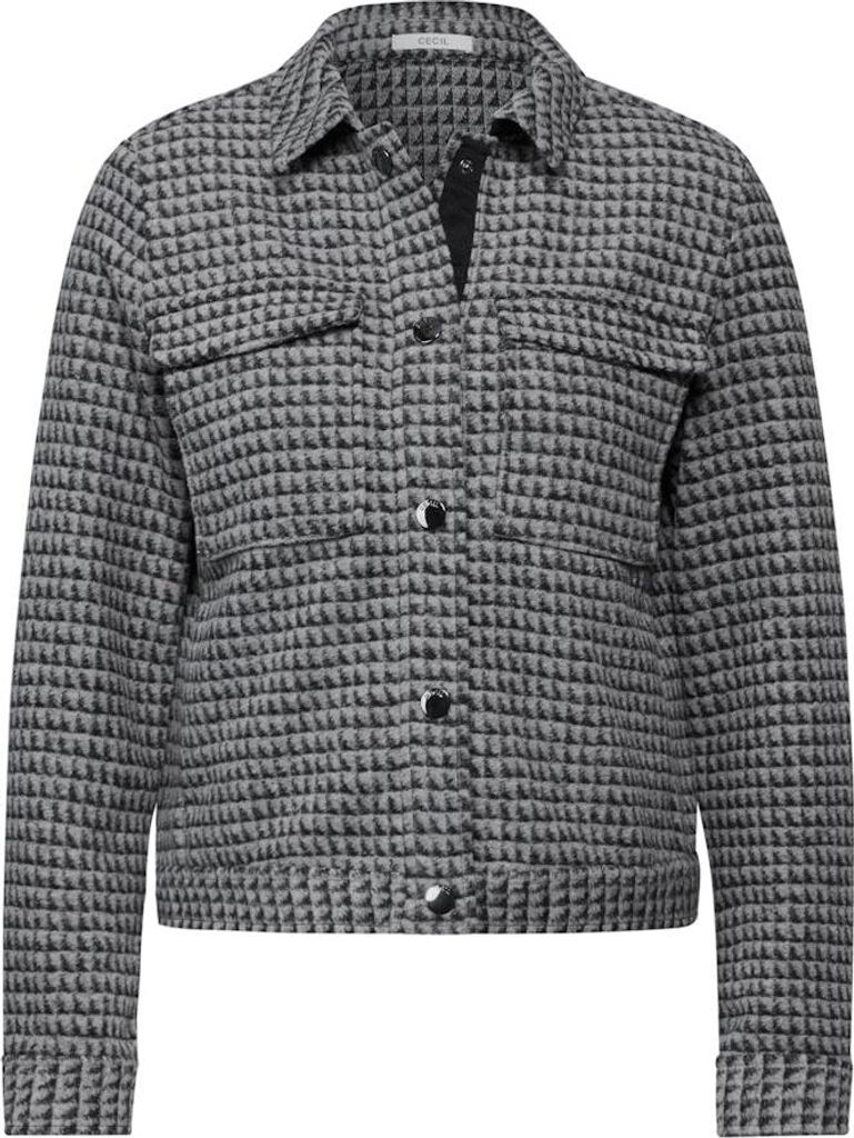 TOS Jacquard Short Jacket 20001 Black Größe L