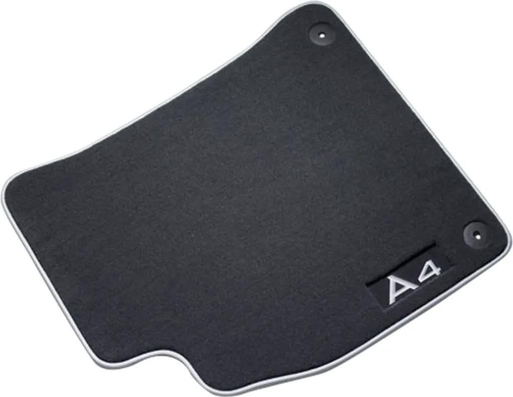 4 pezzi Tappetini auto Tappetini auto in pelle personalizzati, per Audi A4 B8 Avant/Kombi 2008-2015 accessori tappeti tutte le stagioni,Brown1
