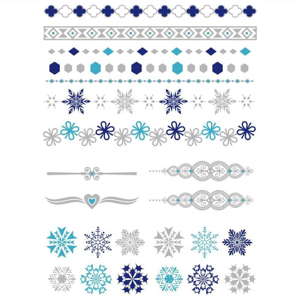 Oblique Unique Temporäre Klebetattoos Kinder Tattoo Set 42 Produktbild 