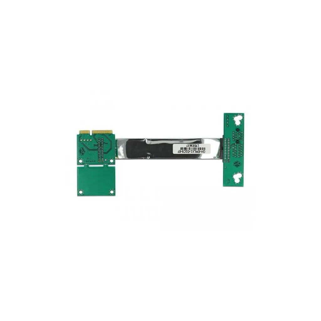 Delock Riser Card Mini PCIe a PCIe x1 Flessibile 9cm | 41345