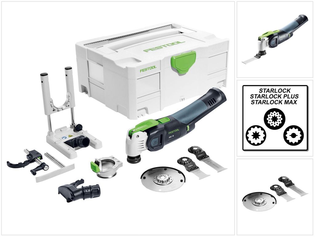 Festool Akku-Oszillierer OSC 18 Li E-Basic Set VECTURO Ausstellungsstück