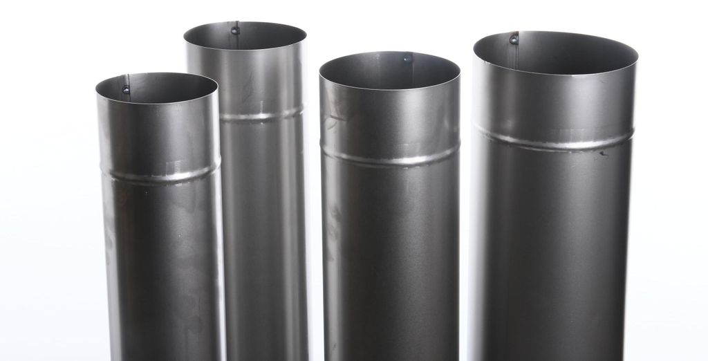 BirnePower Ofenrohr Ø150mm/100cm, Rauchrohr Gerades Produktbild 