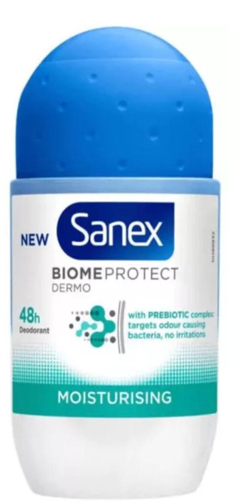 Sanex Deodorant Roller Dermo Moisturising 50 ml Productafbeelding 
