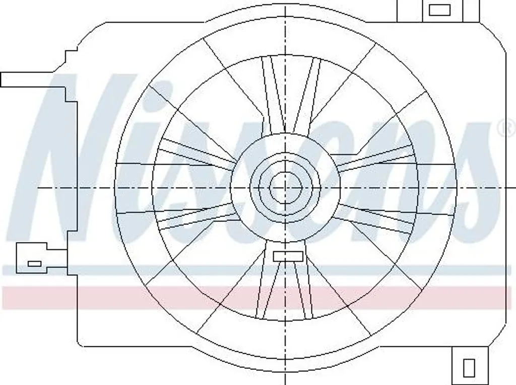 Nissens 85419 Ventilateur de Radiateur OE 12365370 pour Cavalier
