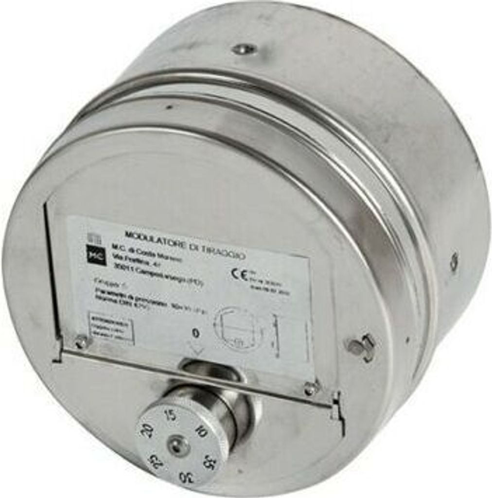 Zugkraftregler, Durchflussregler - Durchmesser 150 mm