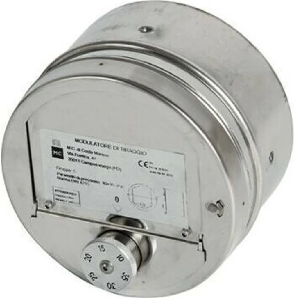 Modérateur de tirage pour conduit 150mm - Régulateur de débit d'air RT