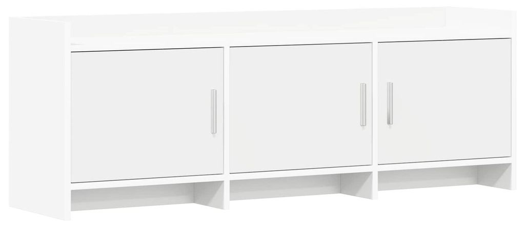 Meuble TV vidaXL 130 x 33 x 47 cm Blanc, aggloméré Image du produit 
