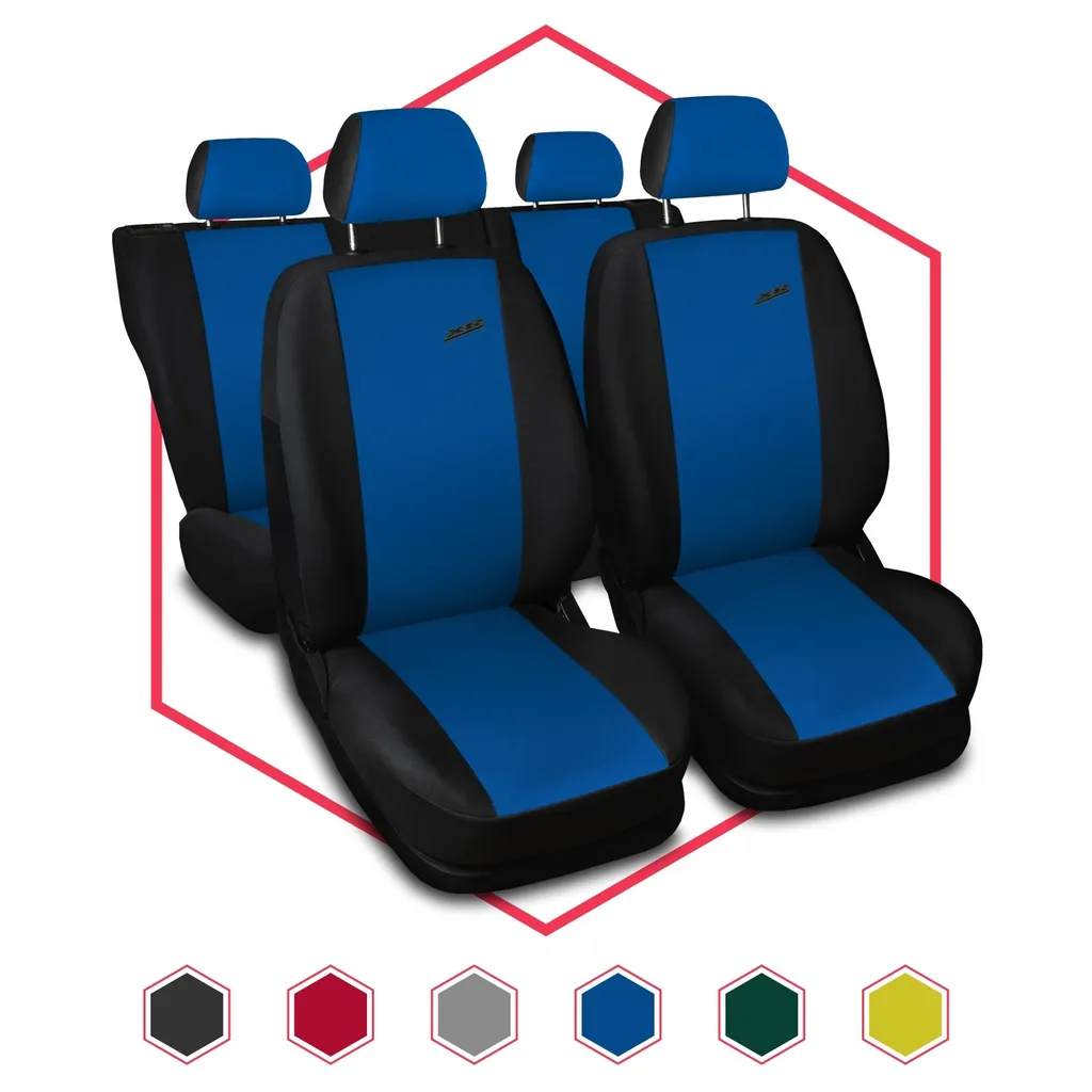 Coprisedili auto Coprisedili universali Coprisedili auto per Hyundai Elantra Blue XR - 9