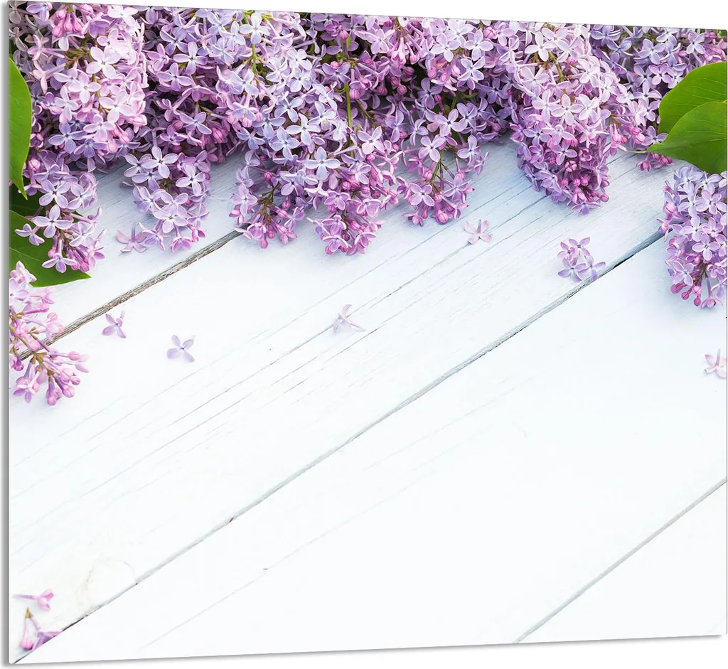 Lastra in Vetro Temperato Viola 65x60 per Cucina | Alta Resistenza