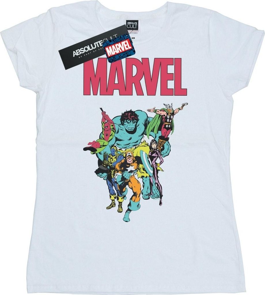 Marvel - "Avengers" T-Shirt für Damen BI34852 (XL) (Weiß)