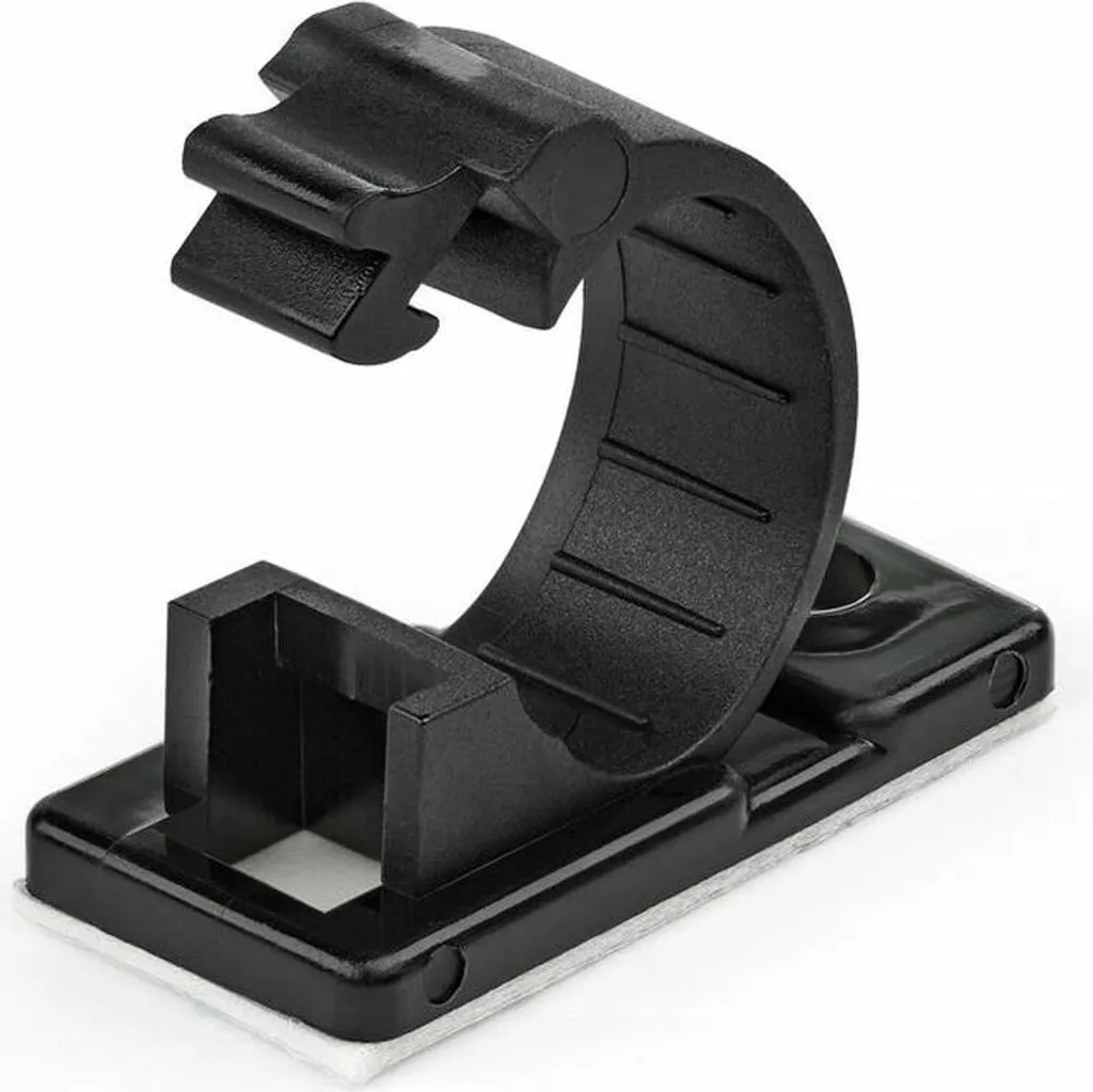 StarTech CBMCC2 Attaches de Câble Noires Clips de Montage à Vis