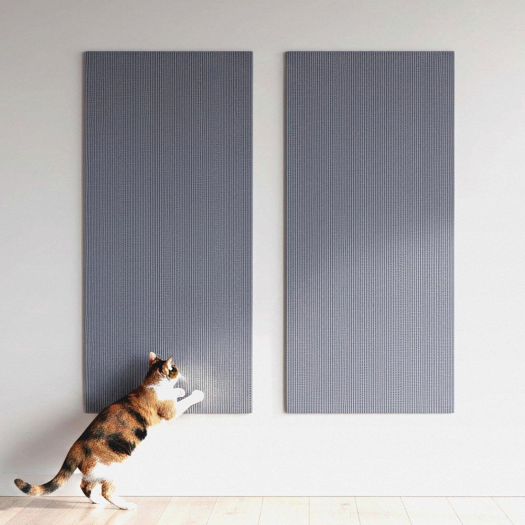 2 Stück Kratzmatte Selbstklebend,Kratzschutz Sofa Katze, 100 x 30 cm,Selbstklebende Kratzmatte für Möbelschutz