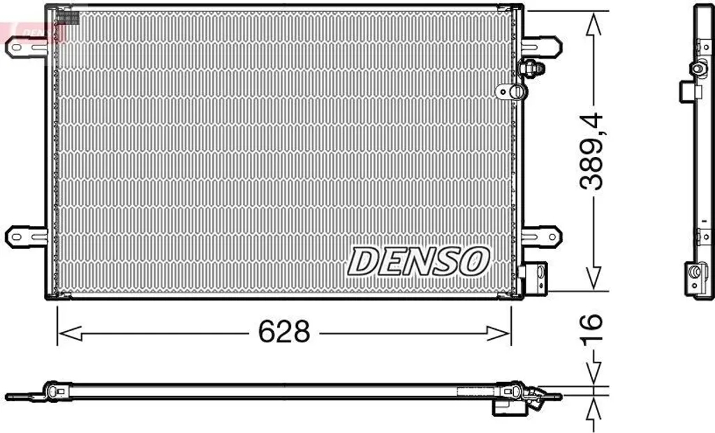 Réparer la clim Audi A6 (4F) avec le condenseur DENSO OE 4F0260401E