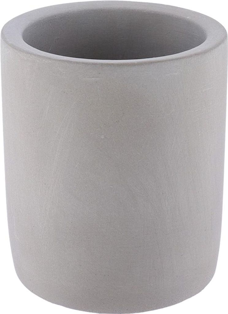 TENDANCE | Zahnputzbecher - aus Beton 350 ml - Zahnbürstenhalter für Badezimmer - Becher für Zahnbürste Zahnpasta