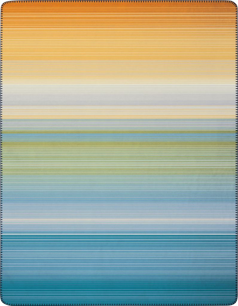 Biederlack Plaid mit Zierstich Young & Fancy Galaxies Größe 150 x 200