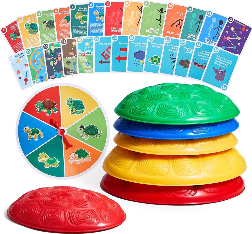 Balanciersteine Trittsteine Balancing Stepping Stones Stapelsteine 6er-Set