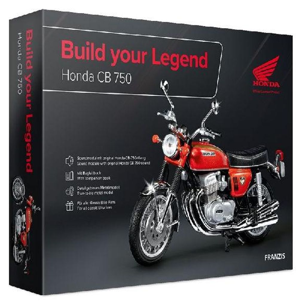 Honda CB 750 Build your Legend, Metall Modellbausatz im Produktbild 