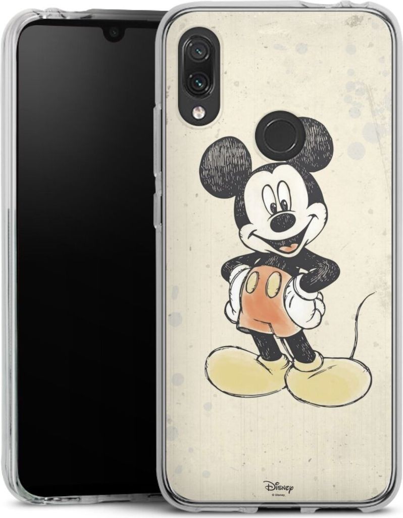 DeinDesign Handyhülle für Xiaomi Redmi Note 7 Silikon Hülle Case Smartphone Schutzhülle Mickey & Minnie Mouse Offizielles Lizenzprodukt Wasse...