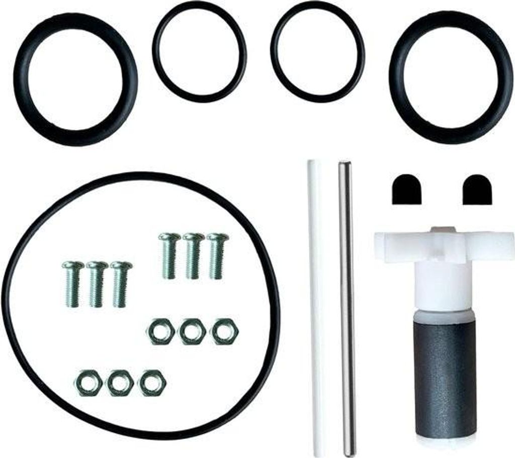 Lay Z Spa SaluSpa Coleman Wasserpumpen-Dichtungs-Umrüstsatz mit Impeller P4071 58113 E02 – Laufrad, O-Ring, Keramikwelle, Edelstahlwelle – Sch...