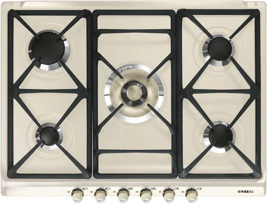 Smeg SR775PO Table de cuisson à gaz encastrable, 5 Image du produit 