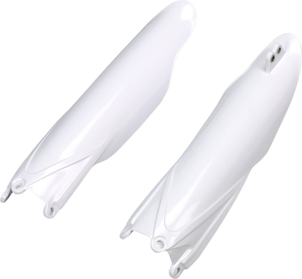 Gabelprotektoren UFO PLAST 2-teilig Verkleidung Gabelabdeckung für Yamaha WR F YZ 125 - 450 ccm Bj. 2010 - 2026, Farbe:weiß OEM