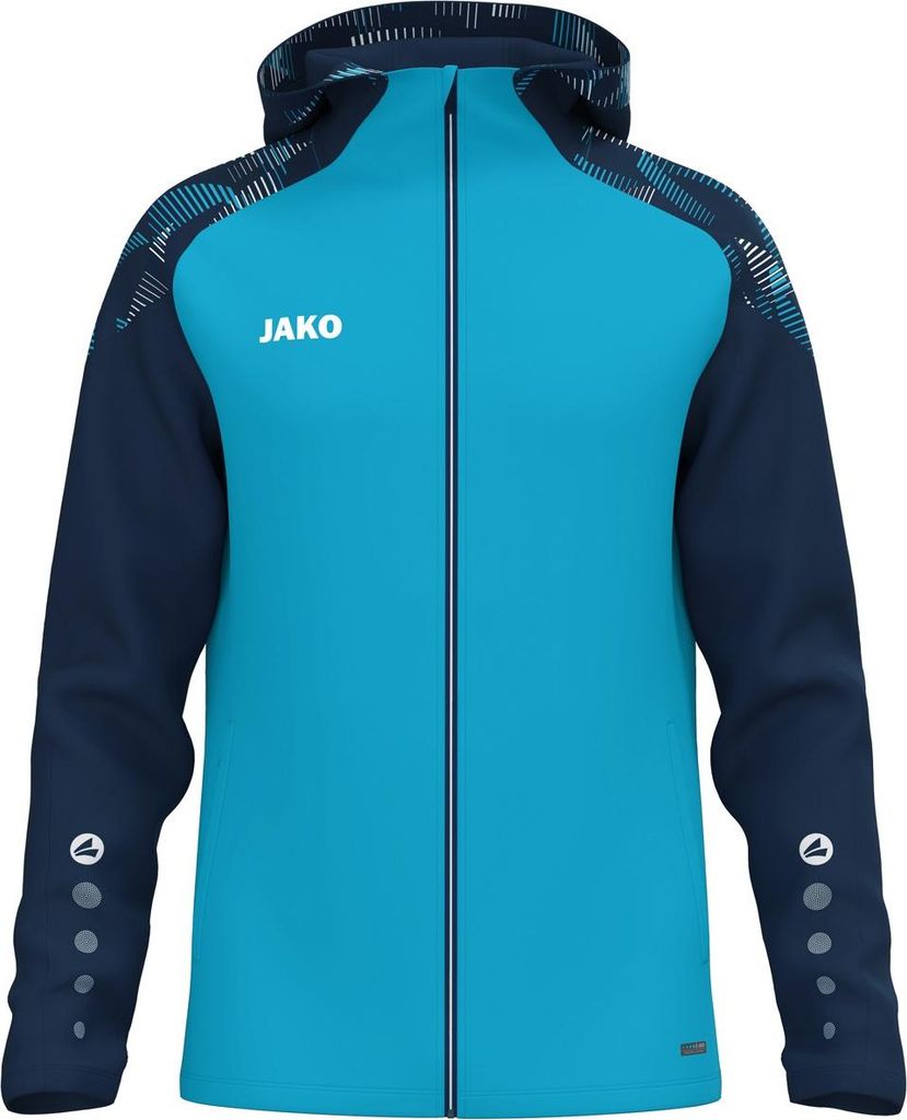 Jako Kapuzenjacke Sonic - aqua/marine, Größe:XXL