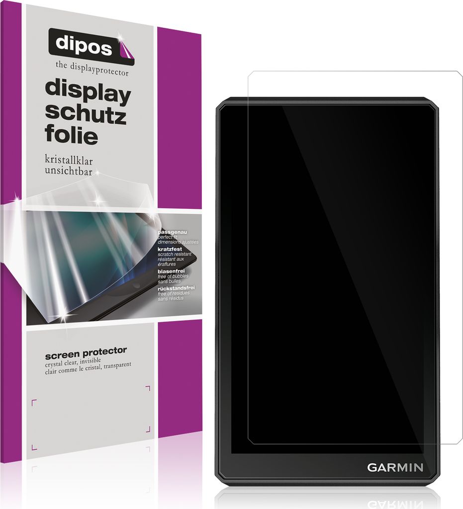 4x Schutzfolie für Garmin zumo XT2 klar Displayschutzfolie Produktbild 
